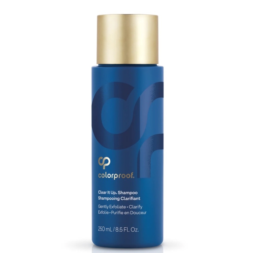 COLORPROOF Colorproof Clear It Up Clarifying Detox Shampoo Blue Bottle Full Size